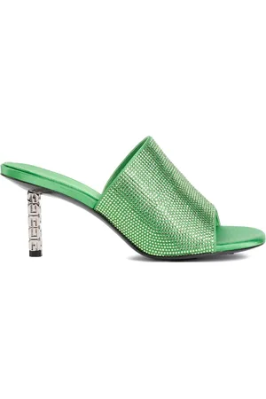 Givenchy Dames, Schoenen, Groen, Maat: 38 EU Satijn