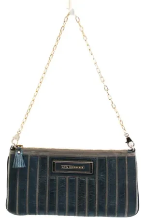 Anya Hindmarch Dames, Pre-owned, Blauw, Maat: ONE Size Leer