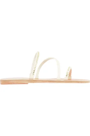 Ancient Greek Sandals Dames, Schoenen, Wit, Maat: 38 EU Leer