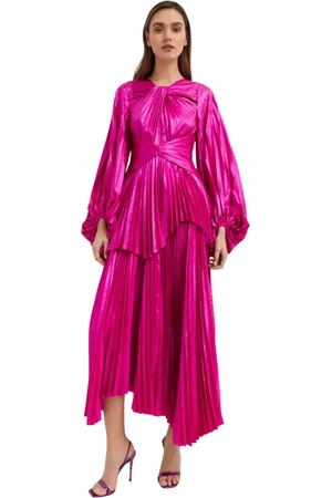 Acler Dames, Jurken, Roze, Maat: XS Katoen