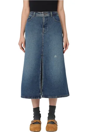 A.P.C. Dames, Rokken, Blauw, Maat: XS Katoen