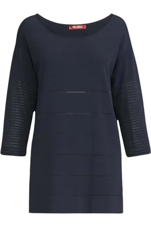Max Mara Dames, Tops, Blauw, Maat: M