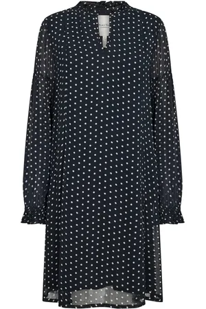 Part Two Dames, Jurken, Blauw, Maat: XS Viscose