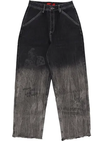 Acupuncture Heren, Jeans, Grijs, Maat: XS Katoen