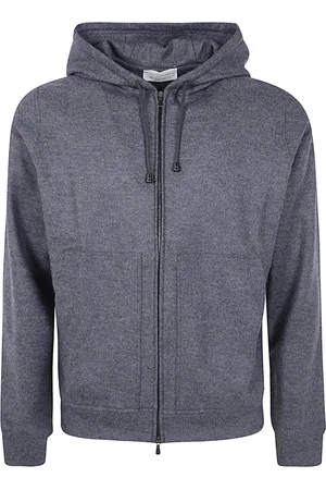 FILIPPO DE LAURENTIIS Heren, Sweatshirts & Hoodies, Grijs, Maat: L Wol