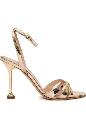 NINALILOU Dames, Schoenen, Geel, Maat: 38 1/2 EU Leer