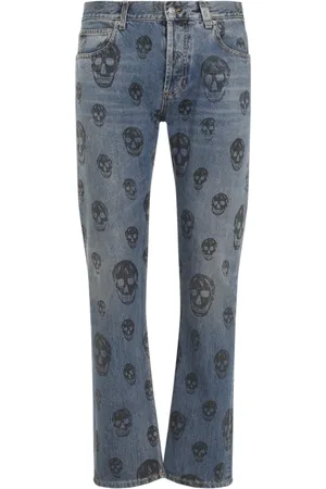 Alexander McQueen Heren, Jeans, Blauw, Maat: XL Katoen