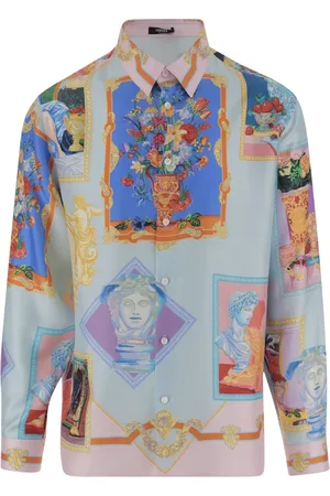 VERSACE Heren, Overhemden, Veelkleurig, Maat: L