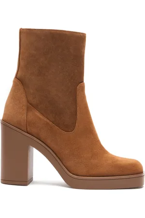Stuart Weitzman Dames, Schoenen, Bruin, Maat: 40 1/2 EU Zijde