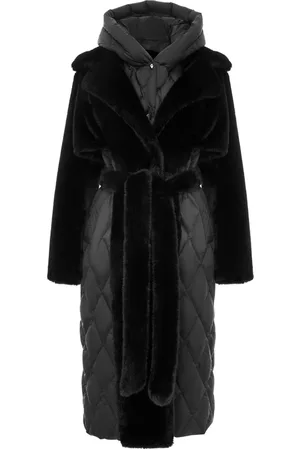 CESARE GASPARI Dames, Mantels, Zwart, Maat: XL Wol
