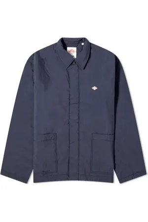 DANTON Heren, Jassen, Blauw, Maat: S Katoen