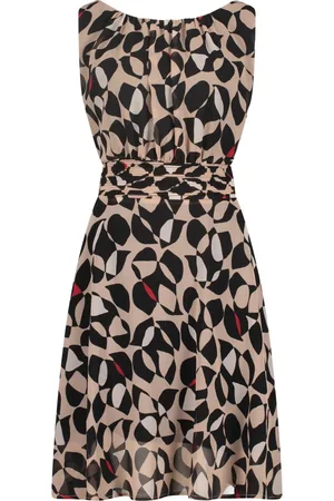 Betty & Co Dames, Jurken, Veelkleurig, Maat: 2XL Chiffon