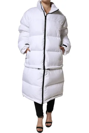Dolce & Gabbana Dames, Mantels, Wit, Maat: XS Nylon
