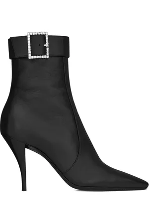 Saint Laurent Dames, Schoenen, Zwart, Maat: 36 EU Zijde