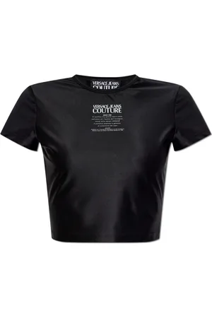 VERSACE Dames, Tops, Zwart, Maat: S Polyamide