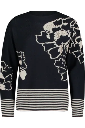 Betty Barclay Dames, Truien, Blauw, Maat: M