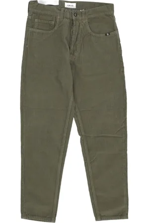 AMISH Heren, Broeken, Groen, Maat: W30 Corduroy