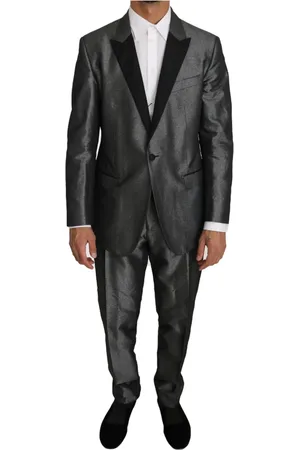 Dolce & Gabbana Heren, Pakken, Grijs, Maat: 2XL