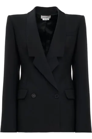 Alexander McQueen Dames, Jassen, Zwart, Maat: M Wol