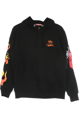 Alpha Industries Heren, Sweatshirts & Hoodies, Zwart, Maat: L Lame