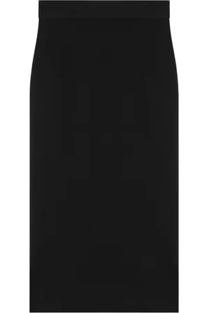 Saint Laurent Dames, Rokken, Zwart, Maat: S Wol