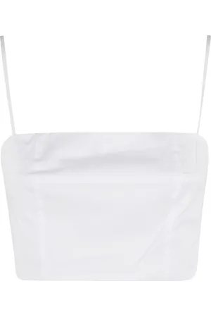 Staud Dames, Tops, Wit, Maat: M