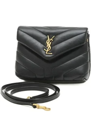 Saint Laurent Dames, Pre-owned, Zwart, Maat: ONE Size Leer