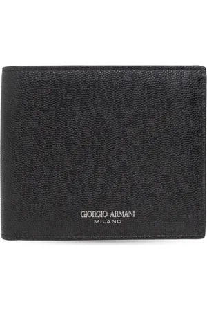 Giorgio Armani Heren, Accessoires, Zwart, Maat: ONE Size Leer