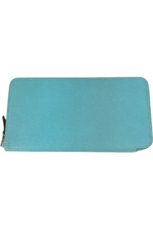 Hermès Dames, Pre-owned, Blauw, Maat: ONE Size Leer