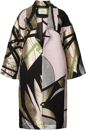Rabens Saloner Dames, Mantels, Veelkleurig, Maat: M/L Viscose