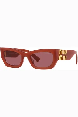 Miu Miu Dames, Accessoires, Bruin, Maat: 53 MM