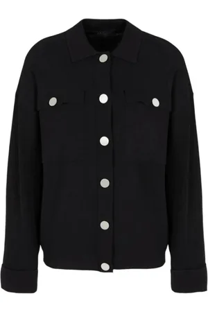 Armani Exchange Dames, Jassen, Zwart, Maat: L