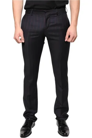 Dolce & Gabbana Heren, Broeken, Zwart, Maat: S Wol