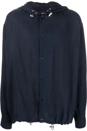 Giorgio Armani Heren, Overhemden, Blauw, Maat: M