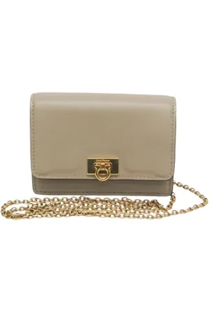Salvatore Ferragamo Dames, Pre-owned, , Maat: ONE Size Leer