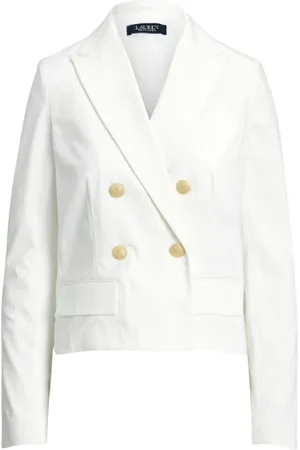 Ralph Lauren Dames, Jassen, Wit, Maat: XS Katoen