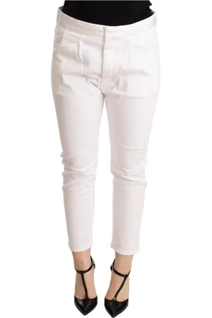 Cycle Dames, Jeans, Wit, Maat: W26 Katoen