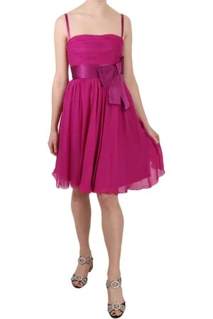 Dolce & Gabbana Dames, Jurken, Roze, Maat: 2XS Zijde