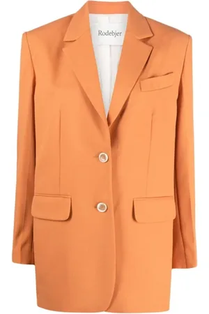 Rodebjer Dames, Jassen, Oranje, Maat: XS Wol