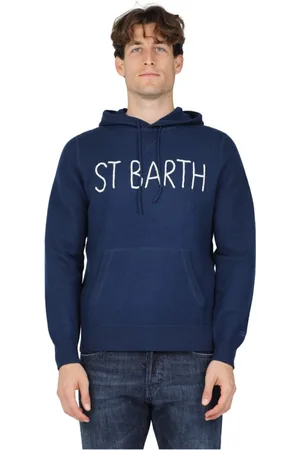 MC2 SAINT BARTH Heren, Sweatshirts & Hoodies, Blauw, Maat: 2XL