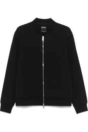 Ermenegildo Zegna Heren, Sweatshirts & Hoodies, Zwart, Maat: L Katoen