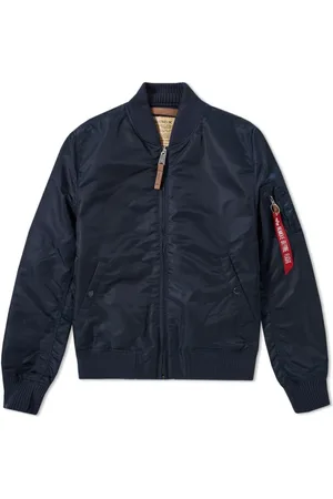 Alpha Industries Heren, Jassen, Blauw, Maat: XL Nylon