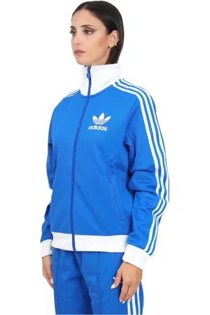 adidas Dames, Sweatshirts & Hoodies, Blauw, Maat: L Poliester