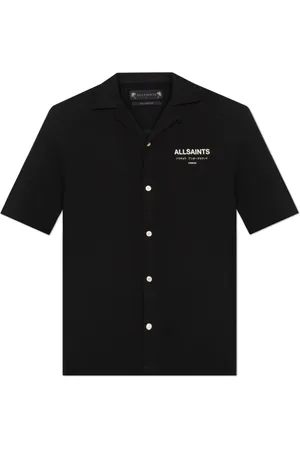 AllSaints Heren, Overhemden, Zwart, Maat: XS Viscose
