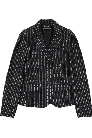 Alberta Ferretti Dames, Jassen, Zwart, Maat: XS Wol