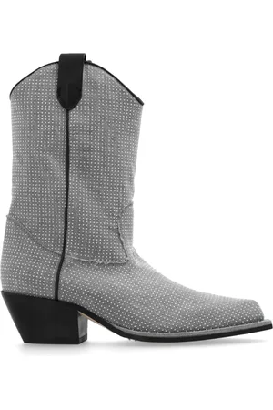 vic matiè Dames, Schoenen, Grijs, Maat: 37 EU Denim