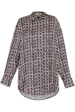 AERON Dames, Blouses & Shirts, Zwart, Maat: M Viscose