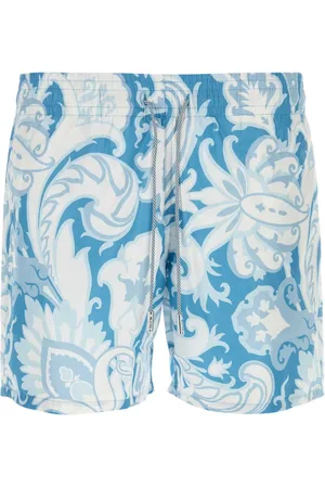 Etro Heren, Badkleding, Blauw, Maat: M Poliester