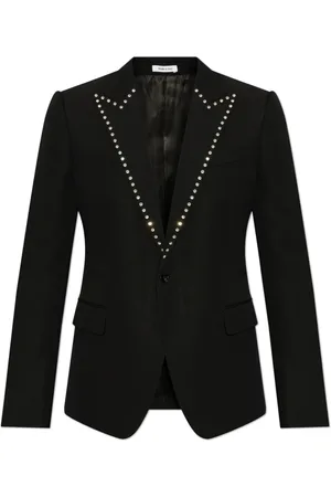 Alexander McQueen Heren, Jassen, Zwart, Maat: L Wol