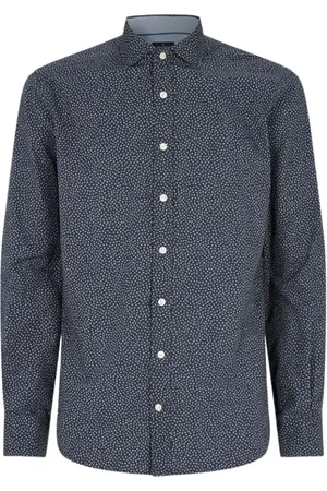 Hackett Heren, Overhemden, Blauw, Maat: XL